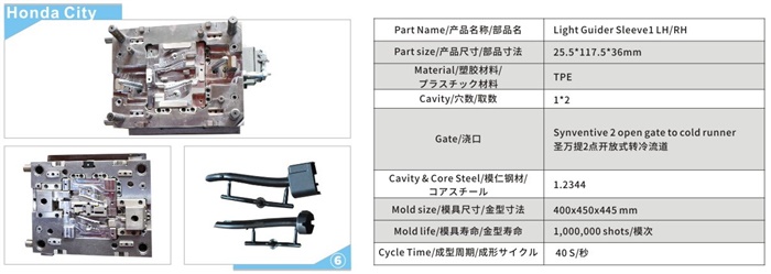 车灯导光件